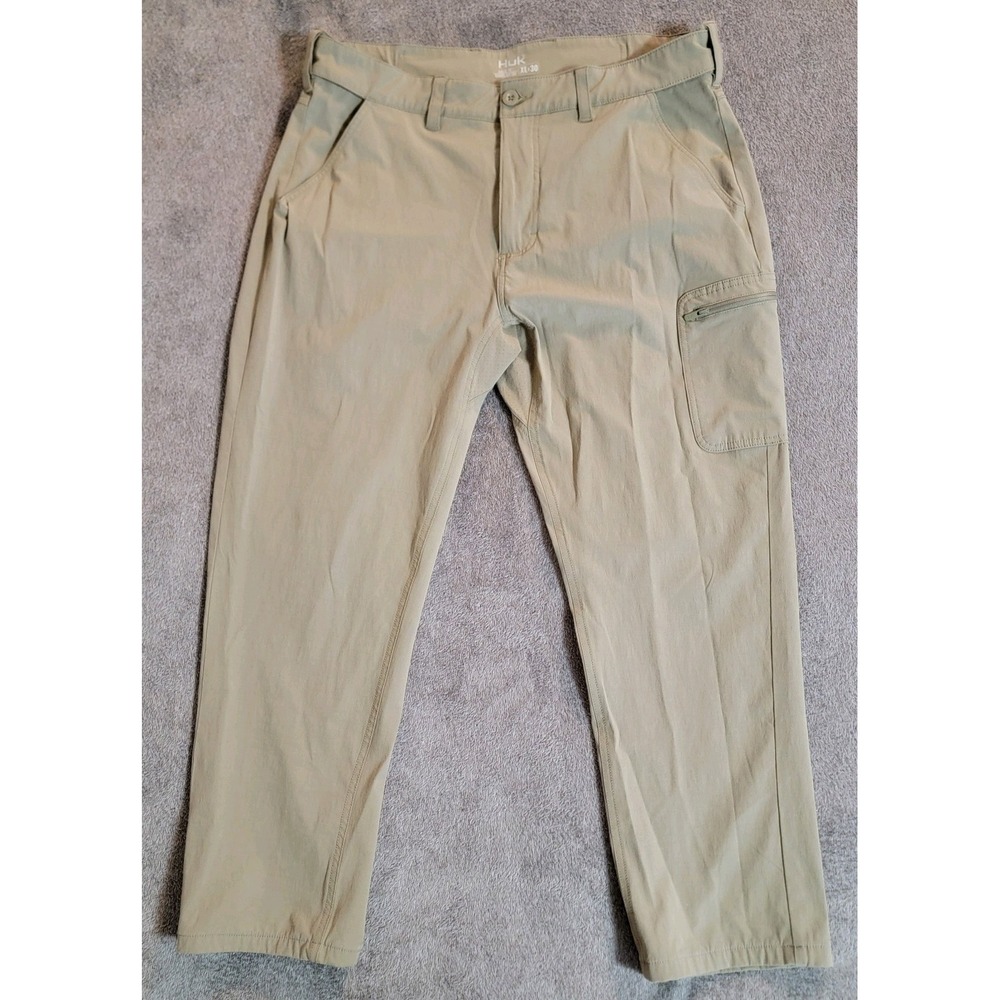 Huk Men's Next Level Performance Fishing Pants Vented  UPF Size XLx30